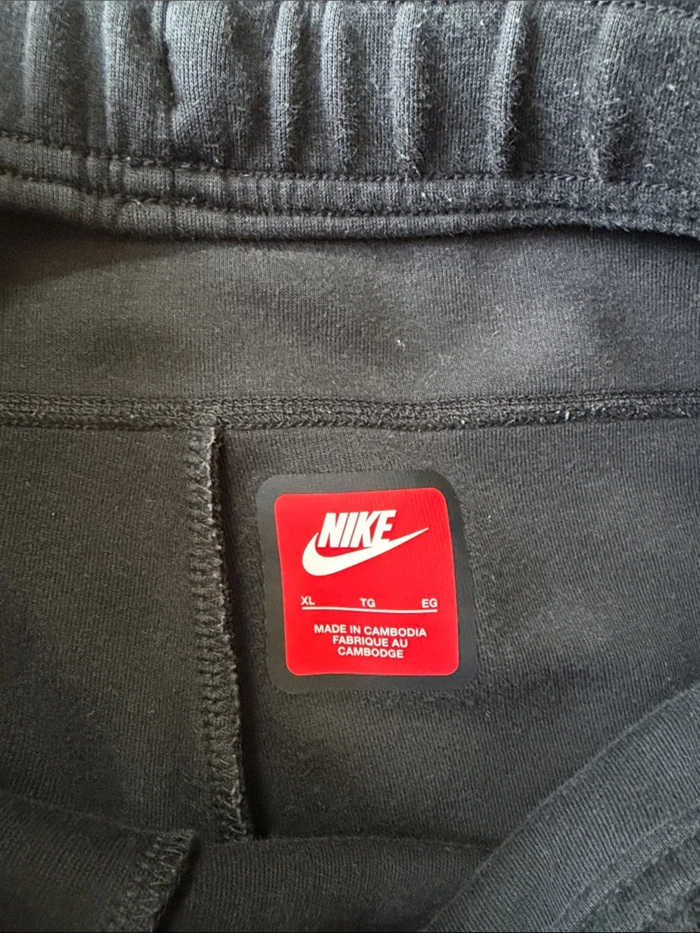Nike Tech Fleece Black Jogger Pants Boys XL